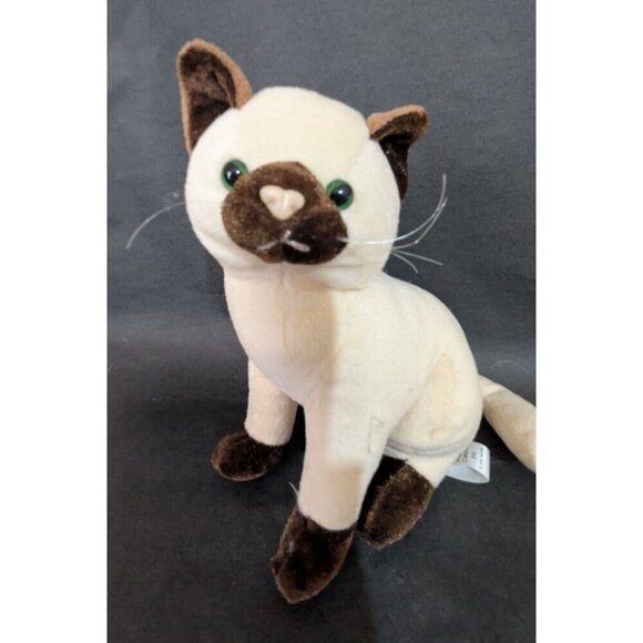 Sugarloaf Creations Siamese kitty Cat Plush stuffed animal Toy 3+ Realistic 7" - Picture 4 of 8